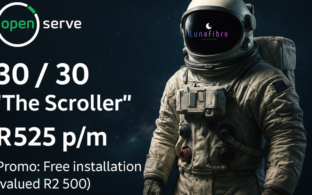 Cheapest Fibre on Openserve in Cape Town From R525 p/m