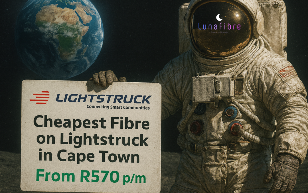 Cheapest Fibre on Lightstruck in Cape Town From R570 p/m